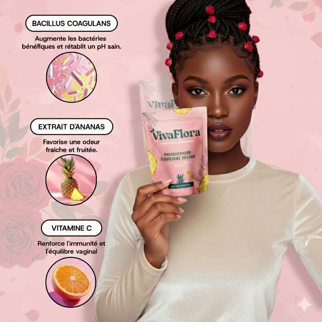 VivaFlora ~ Gummies Équilibre Intime Harmova