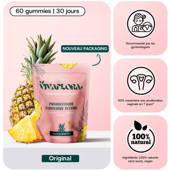 VivaFlora ~ Gummies Équilibre Intime Harmova