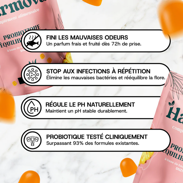 VivaFlora ~ Gummies Équilibre Intime Harmova